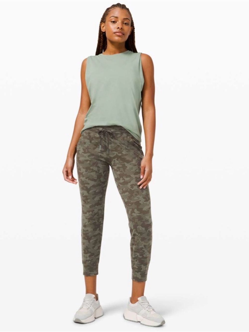 Lululemon Ready to Rulu Jogger
Heritage Camo Dark Olive Green Twill Size 4